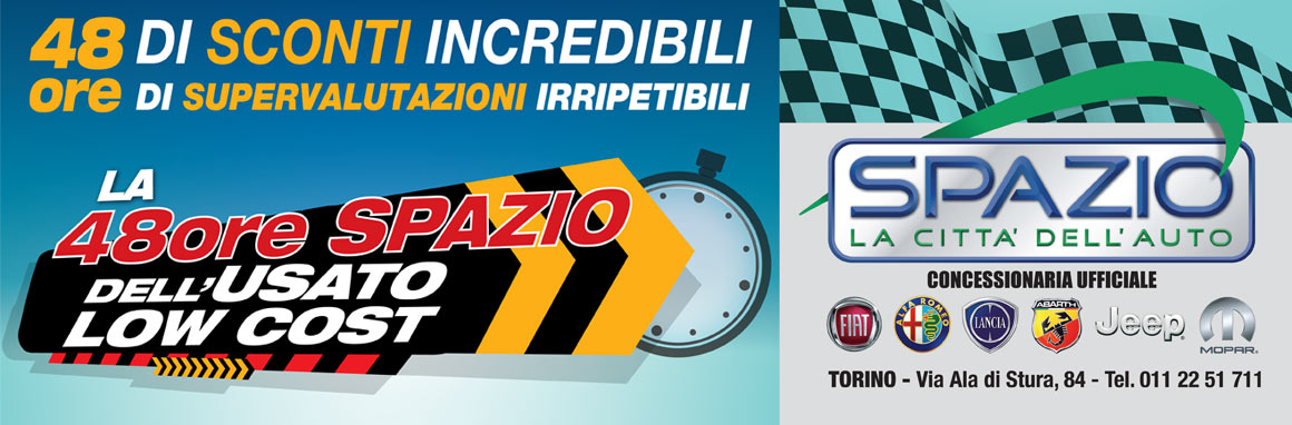 Grandi sconti e supervalutazioni! Spazio vi aspetta il 18 e 19 aprile a Torino.