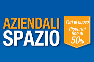 Vieni da Spazio e scopri le nostre auto aziendali scontate fino al 50%!