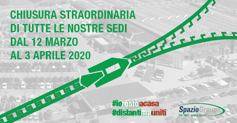 La nostra priorità sono le Persone OFFICINE SPAZIO: Solo per <b>EMERGENZE INDIFFERIBILI</b> contattare il numero <b>334 7731736</b>