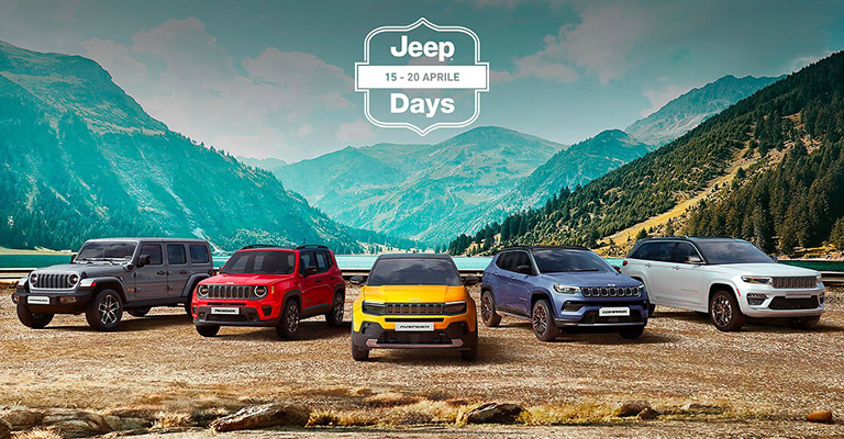 Arrivano i Jeep® Days: vantaggi su tutta la gamma!