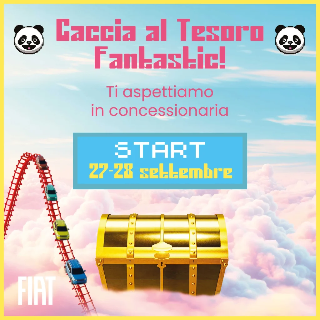 porte aperte 27 e 28 settembre spazio group torino fiat grande panda caccia al tesoro